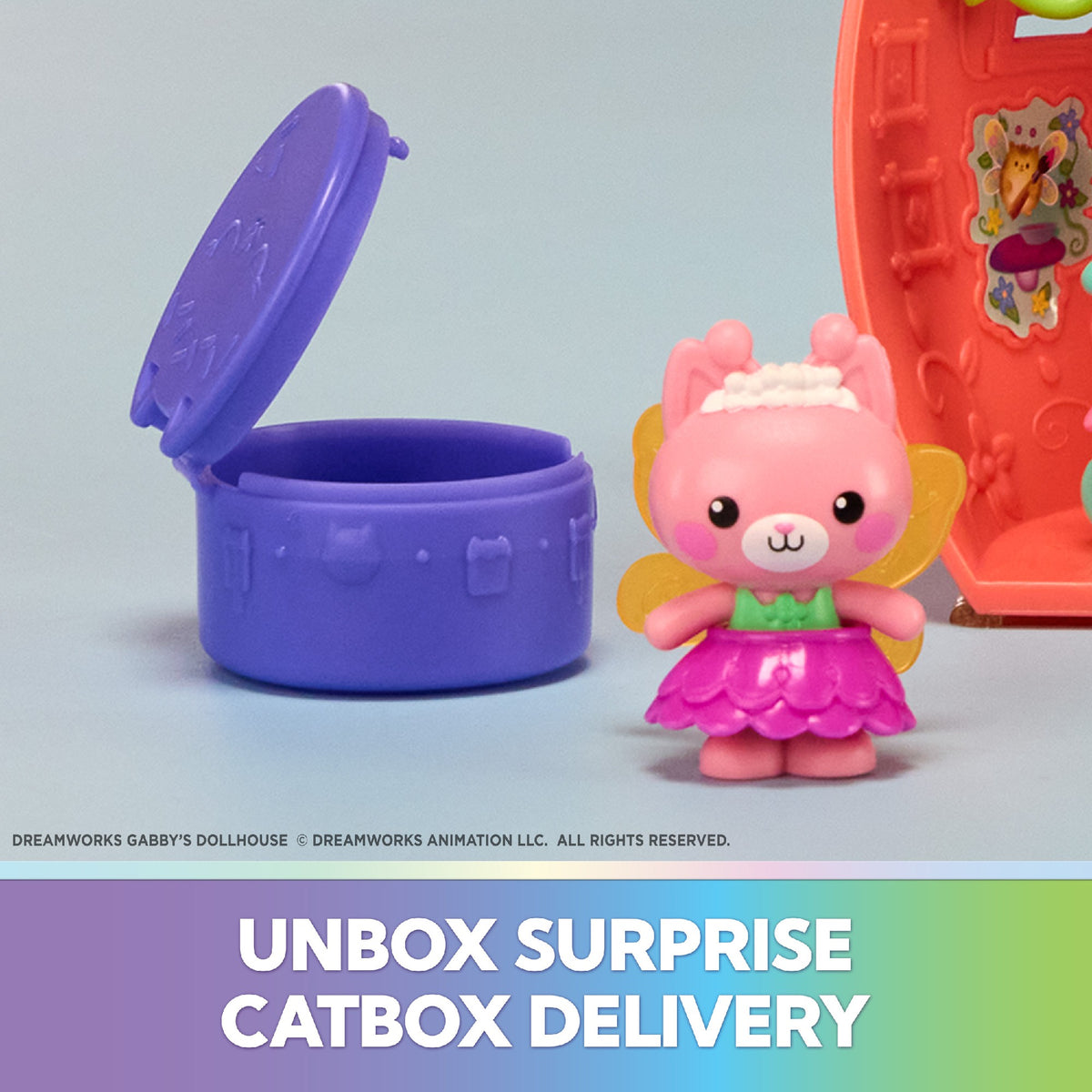 Gabbys Dollhouse Fairylandia Kitty Fairy’S Flutter-Riffic Playset