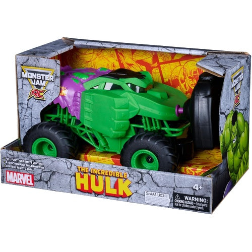 Monster Jam Marvel The Hulk Rc Toy Monster Truck 1:24 Scale