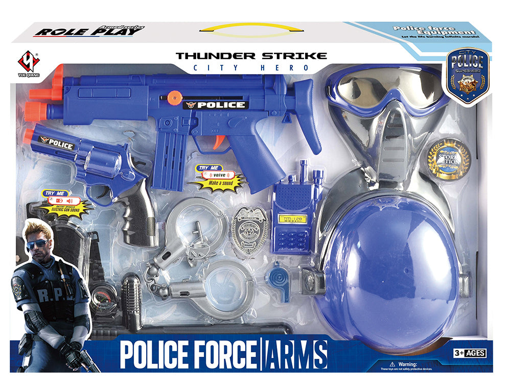 Police Force Equipment Playset