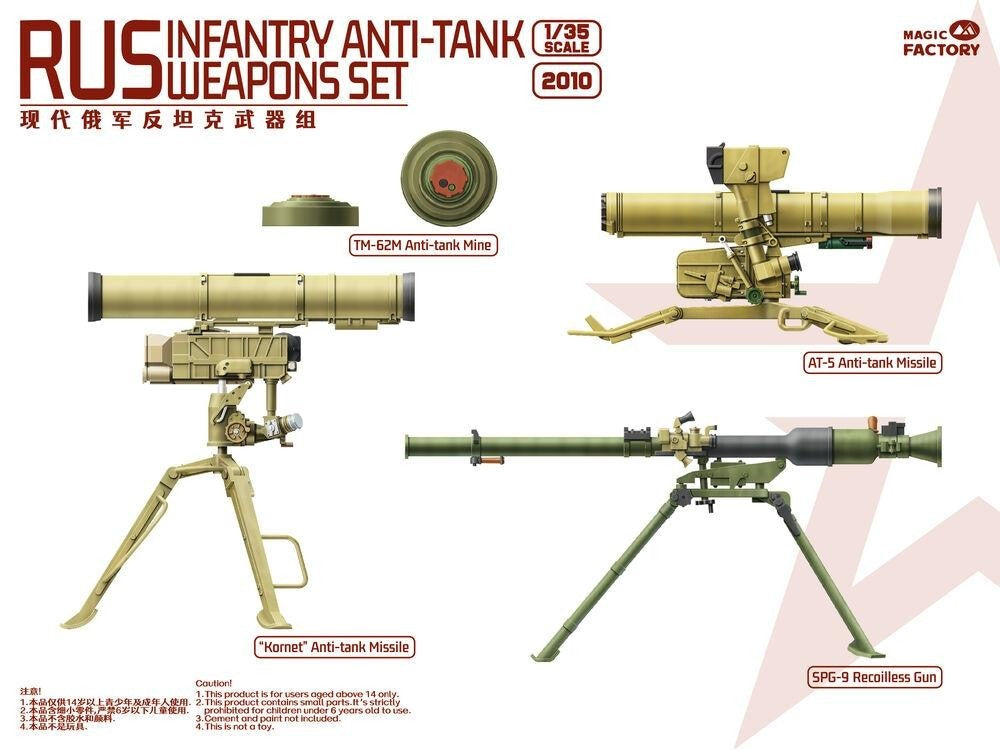Magic Factory 1/35 Rus Infantry Anti-tank Weapon Set