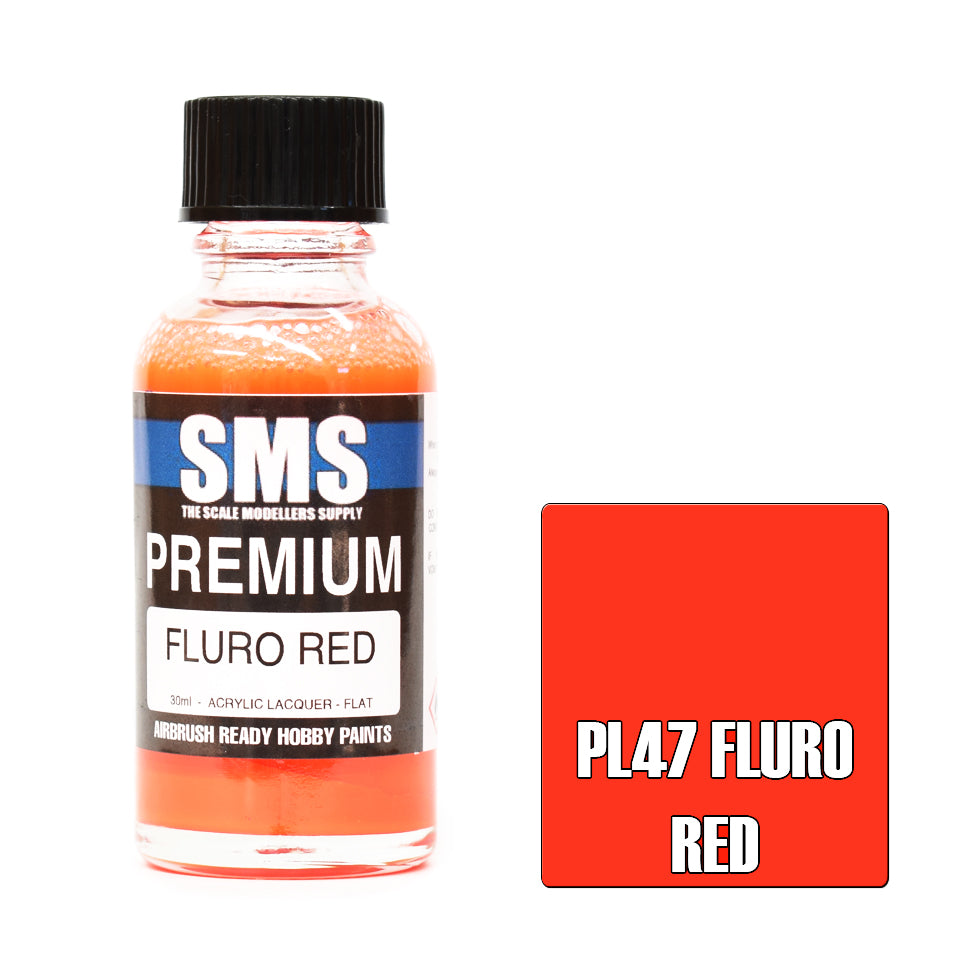 Premium Fluro Red 30ml