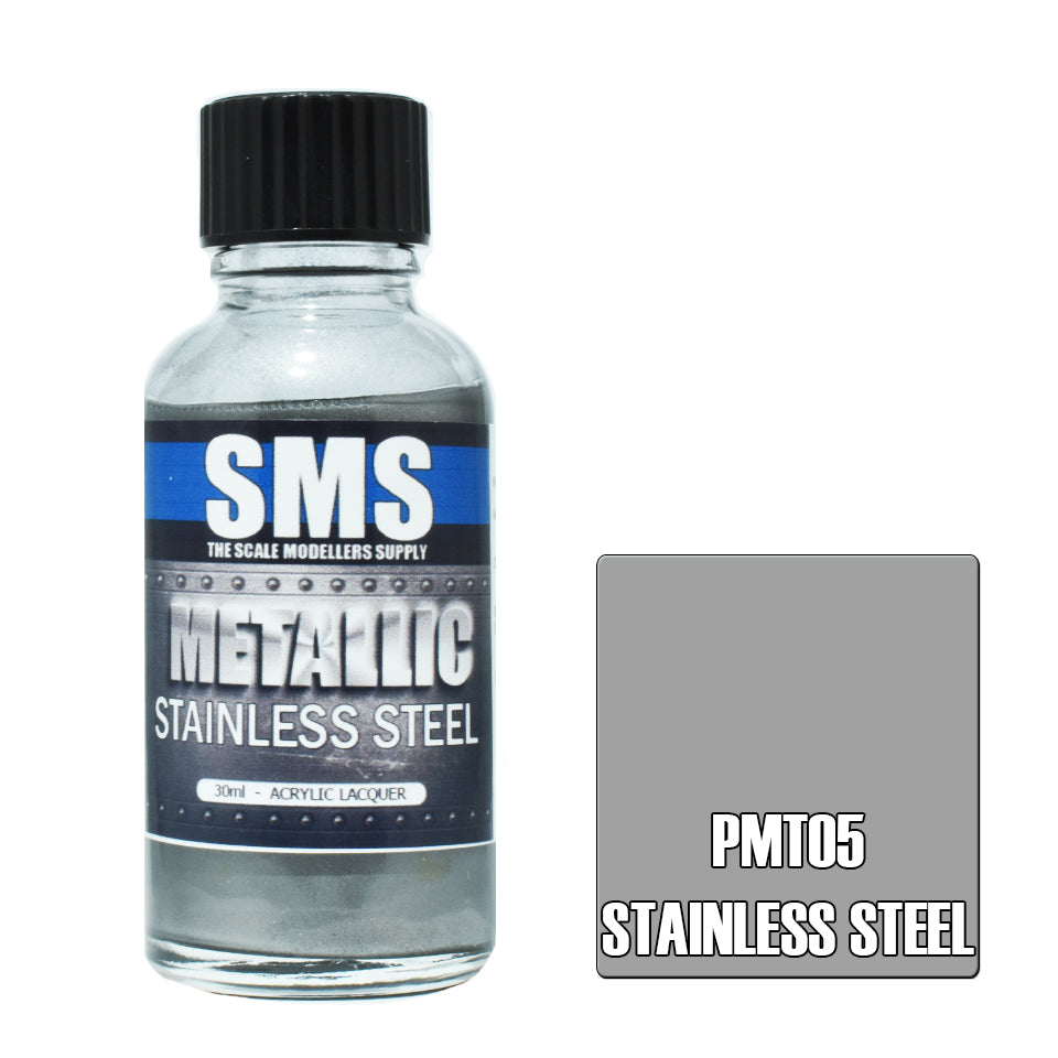 Metallic Stainless Steel 30ml