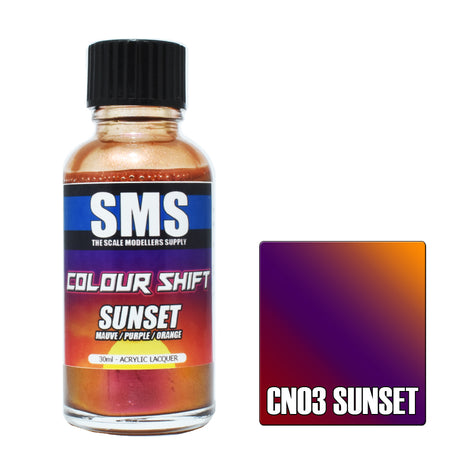 Colour Shift Sunset (mauve / Purple / Orange) 30ml