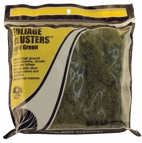 Woodland Scenics Foliage Clusters - Light Green