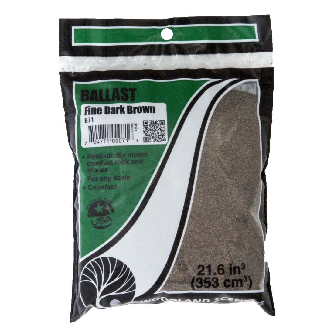Woodland Scenics Fine Ballast - Dark Brown