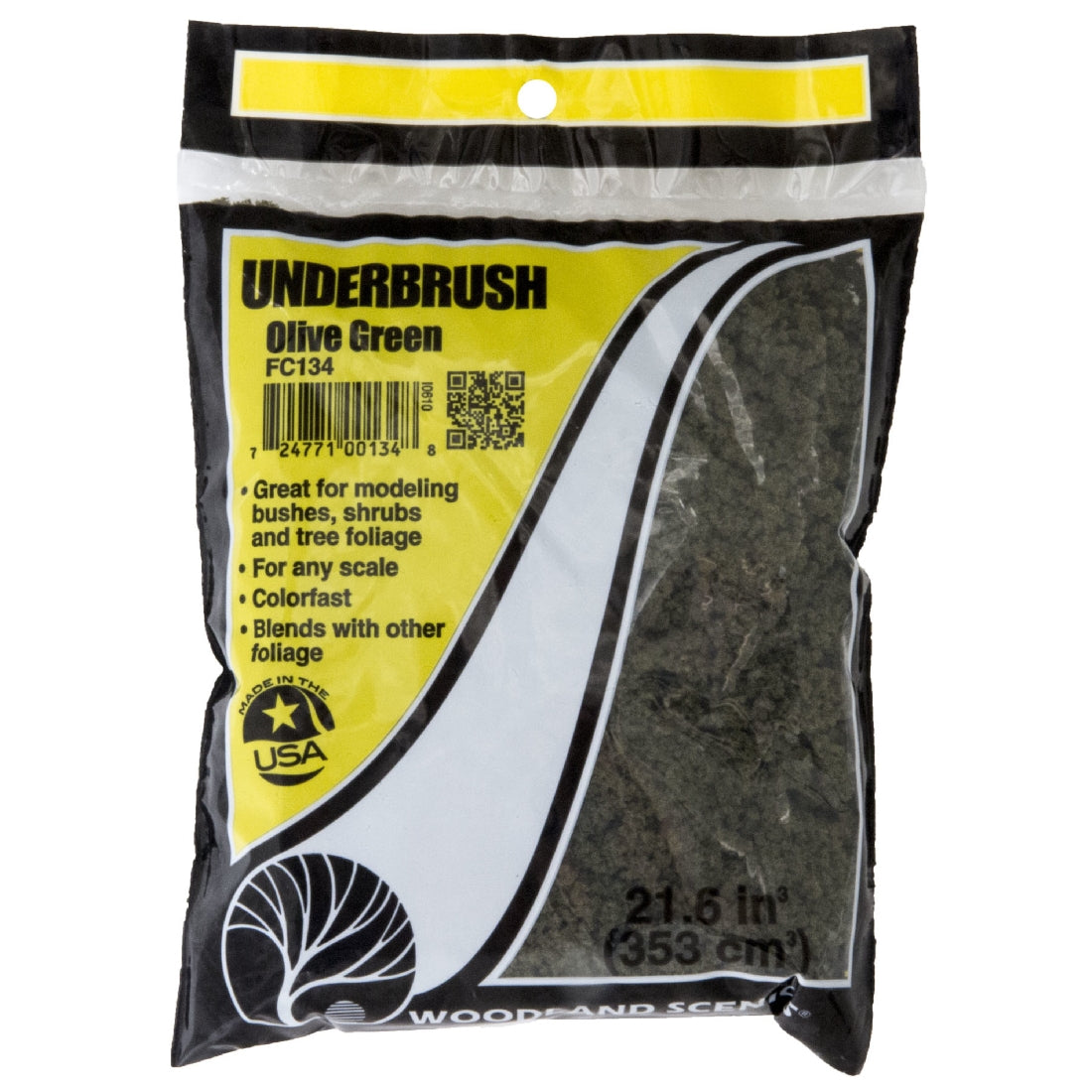 Woodland Scenics Underbrush - Olive Green