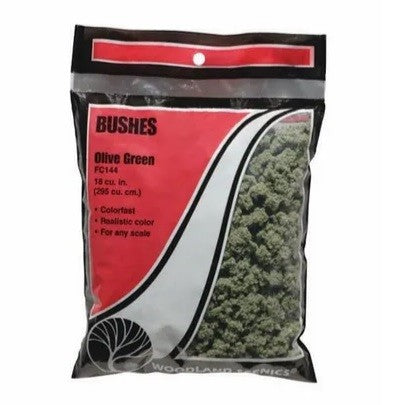 Woodland Scenics Bushes - Olive Green