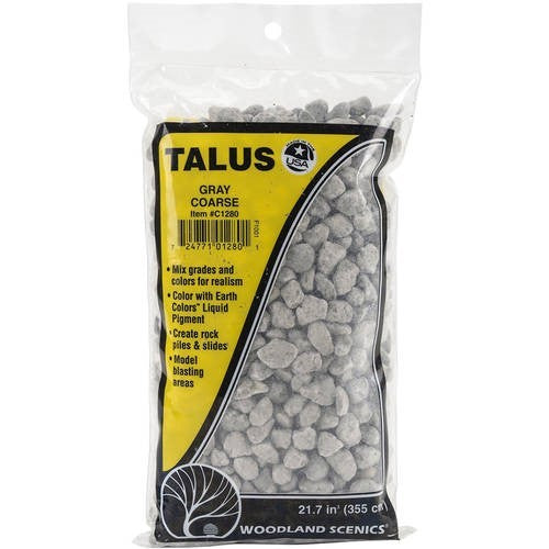 Woodland Scenics Talus Gray Coarse