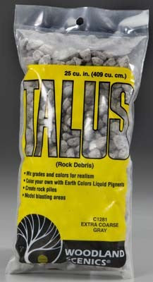 Woodland Scenics Talus Gray Extra Coarse