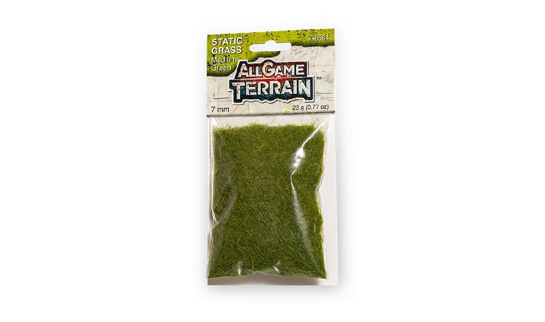 All Game Terrain 7mm Medium Green Static Grass