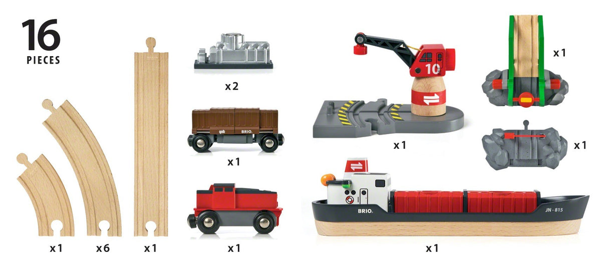 BRIO CARGO HARBOUR SET