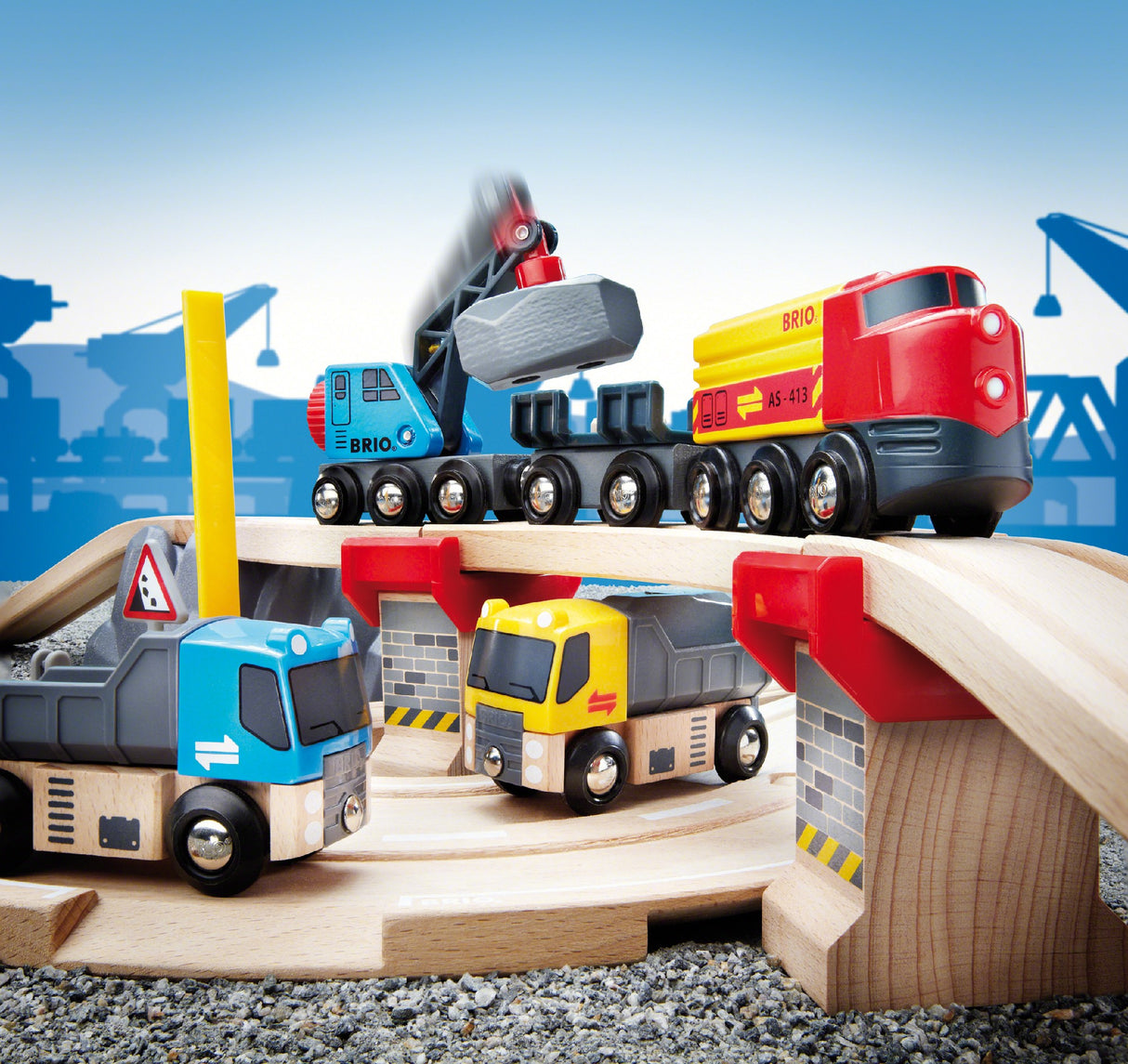 Brio Rail & Road Loading Set 32 pieces