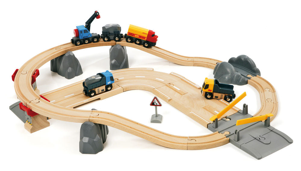 Brio Rail & Road Loading Set 32 pieces