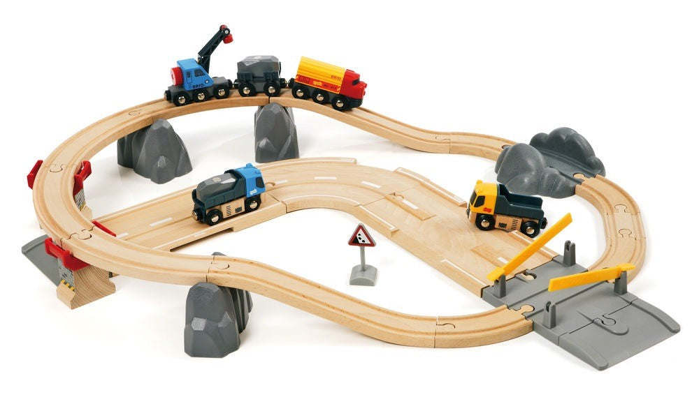 Brio Rail & Road Loading Set 32 pieces