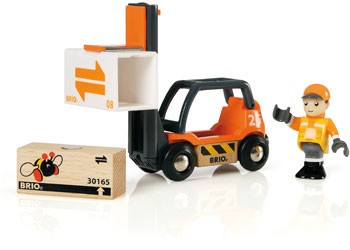 BRIO VEHICLE - FORKLIFT 4 PIECES