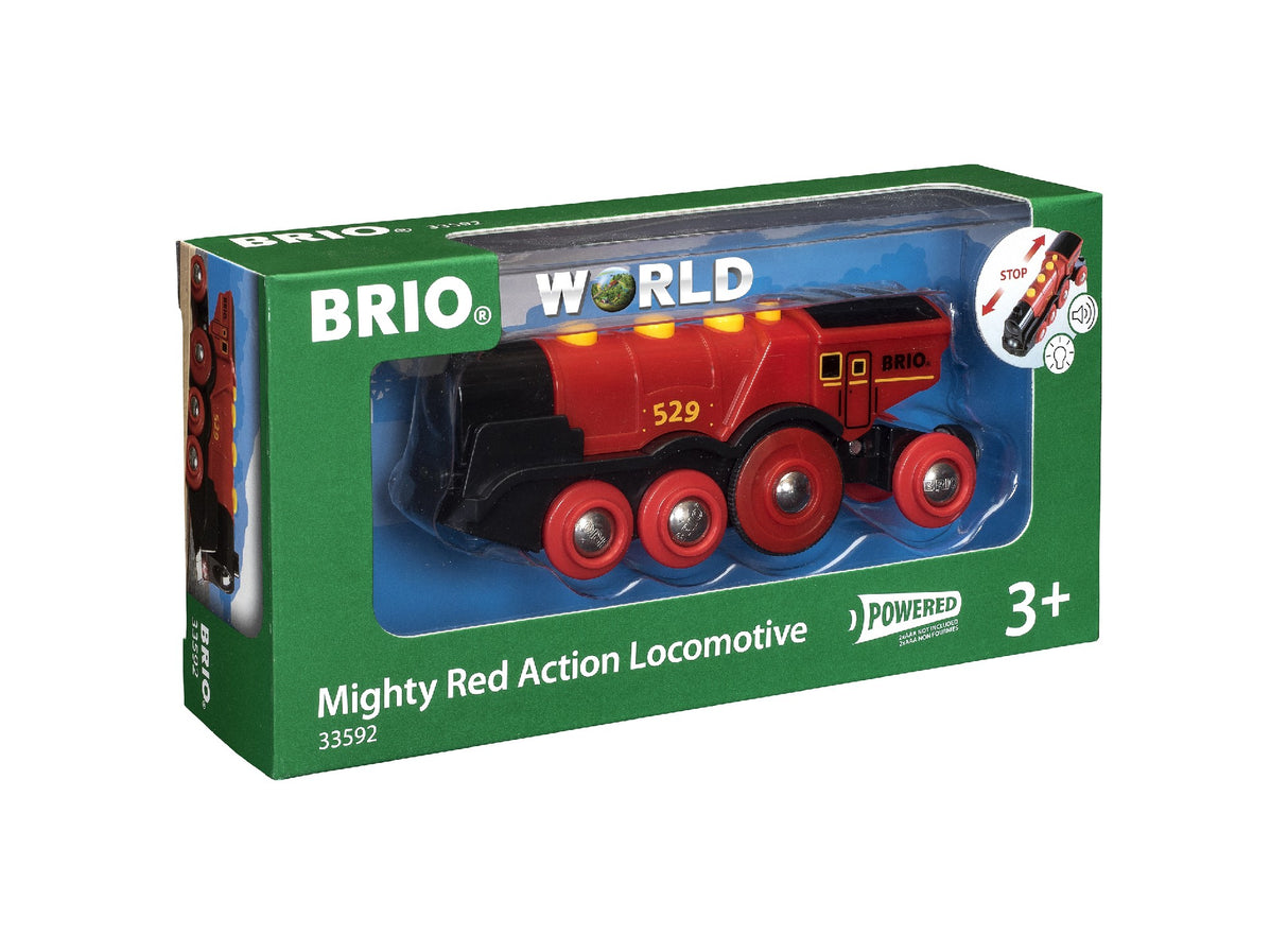 Brio Mighty Red Action Locomotive
