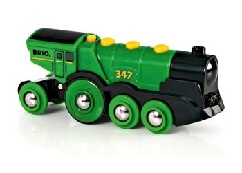 BRIO WORLD BIG GREEN ACTION LOCOMOTIVE