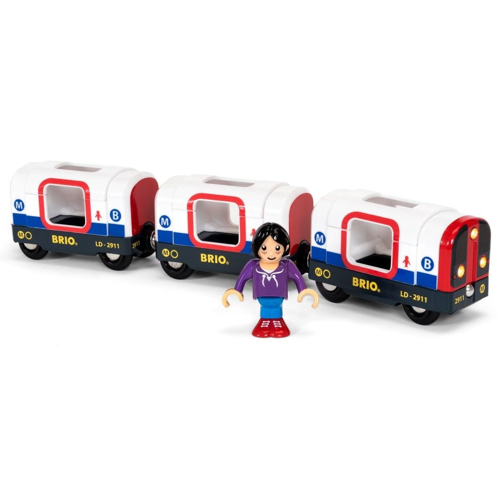Brio Metro Train w Sound & Lights 4 pieces