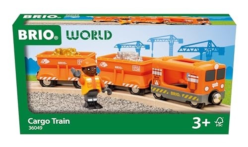 Brio Cargo Train in Orange