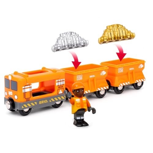 Brio Cargo Train in Orange