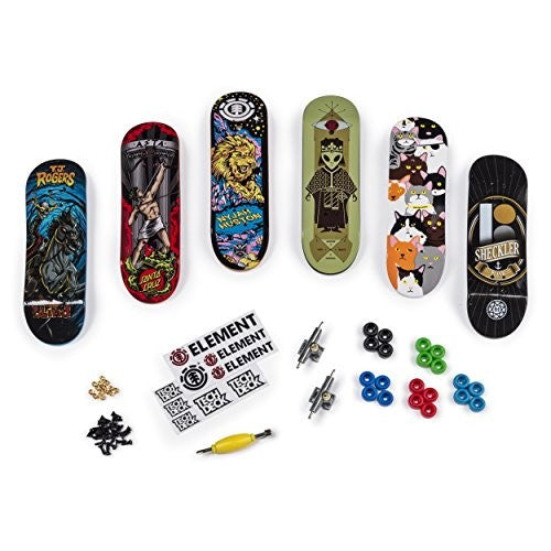 Tech Deck , Sk8shop Fingerboard Bonus Pack, Collectible And Customizable Mini Skateboards (styles May Vary)