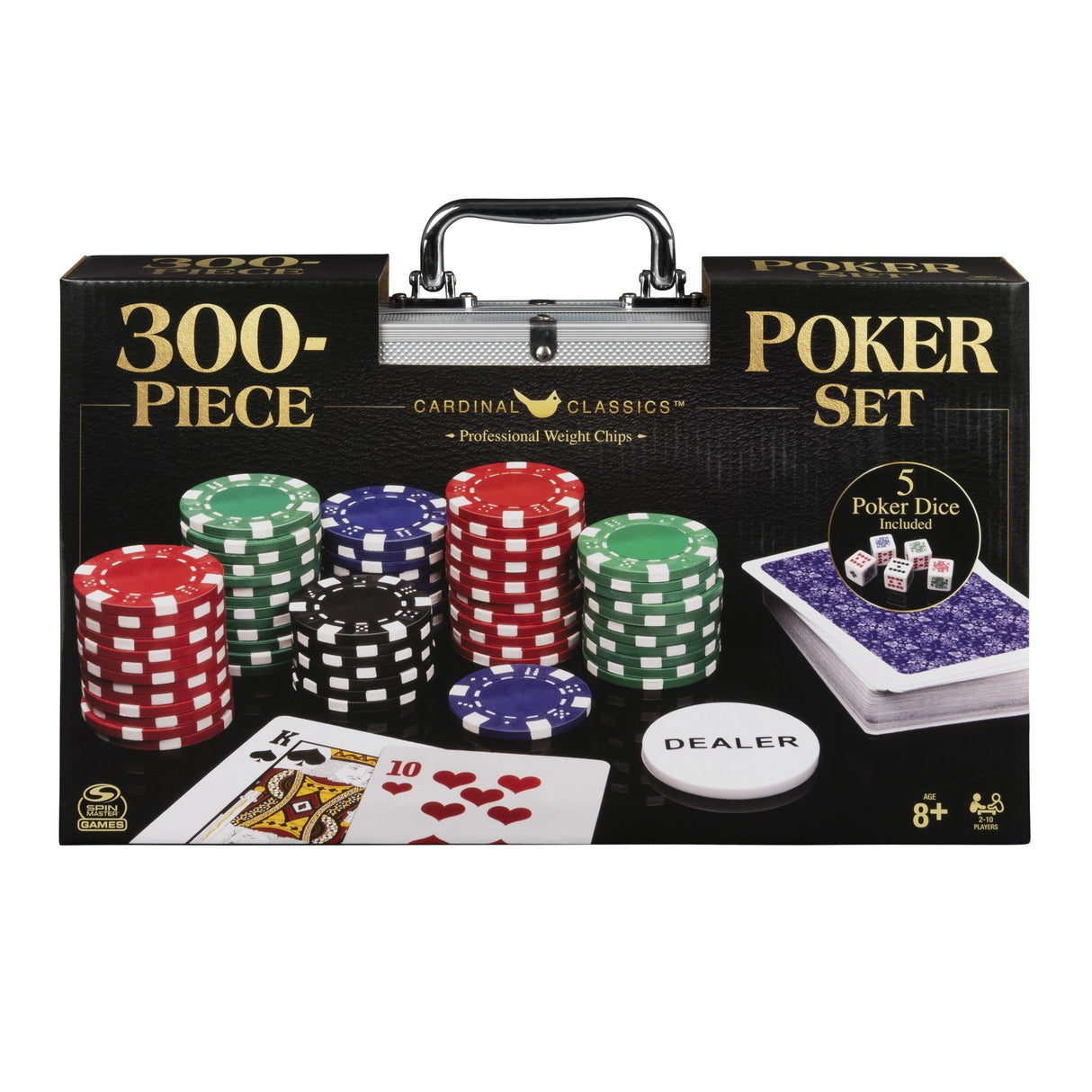 CLASSIC 300PC POKER SET IN CASE