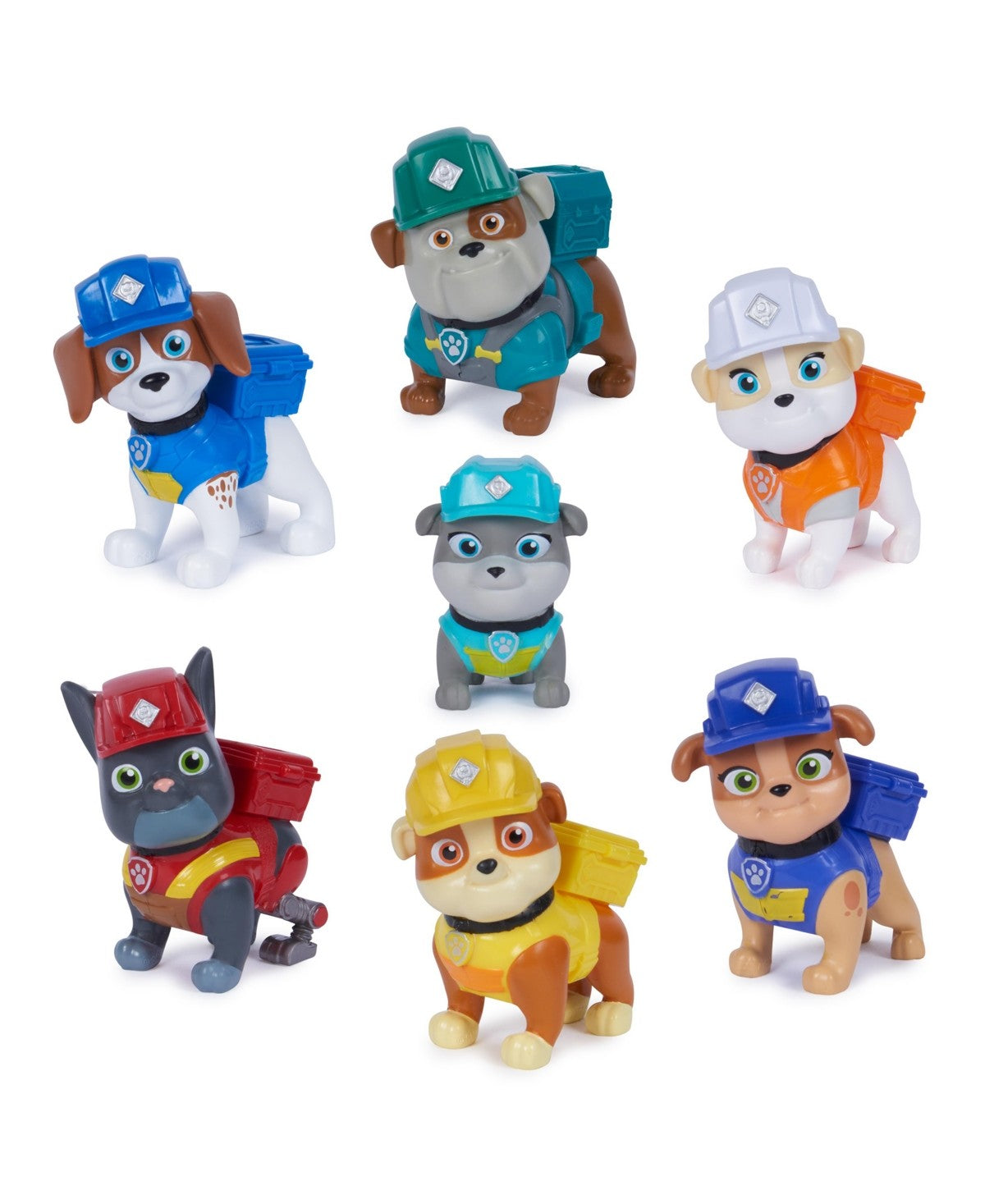 Rubble & Crew  Toy Figures Gift Pack  with 7 Collectible Figures