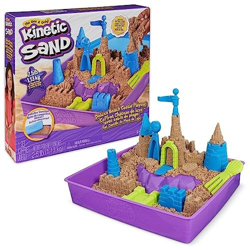 Kinetic Sand Deluxe Beach Castle Playset