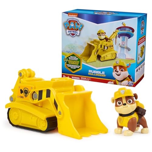 PAW Patrol Rubble’s Bulldozer Vehicle with Figure