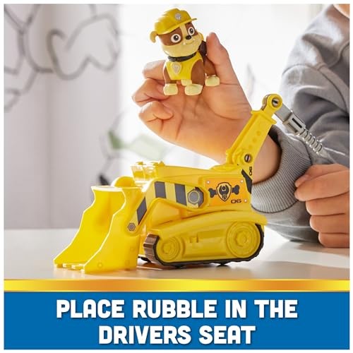PAW Patrol Rubble’s Bulldozer Vehicle with Figure