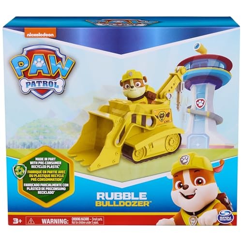 PAW Patrol Rubble’s Bulldozer Vehicle with Figure