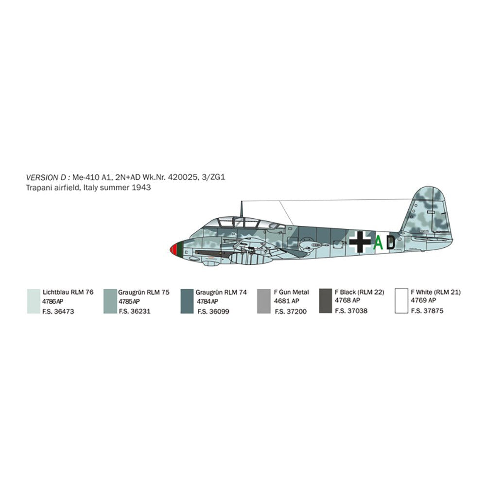 Italeri 1/72 Me 410 "hornisse"