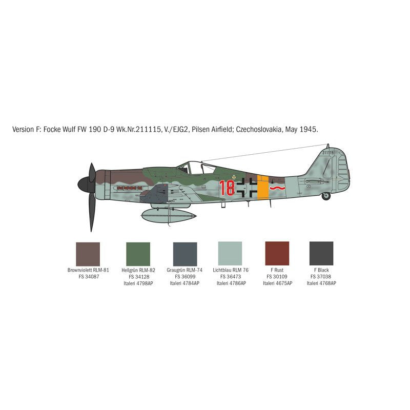 Italeri 1/72 Fw 190d-9