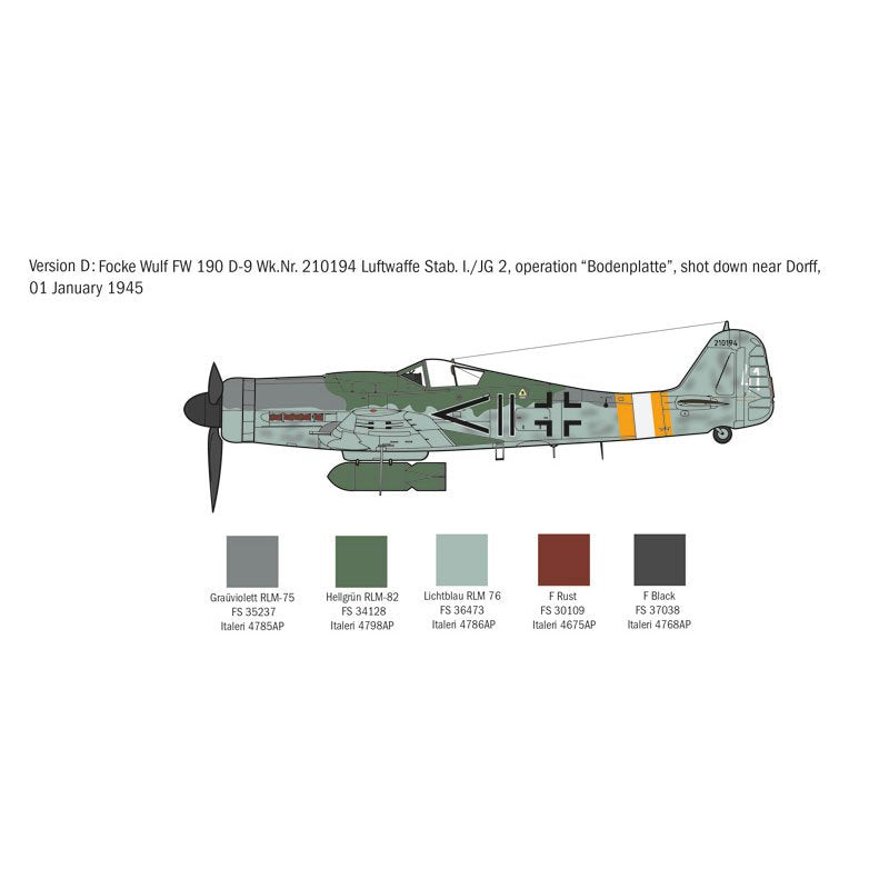 Italeri 1/72 Fw 190d-9