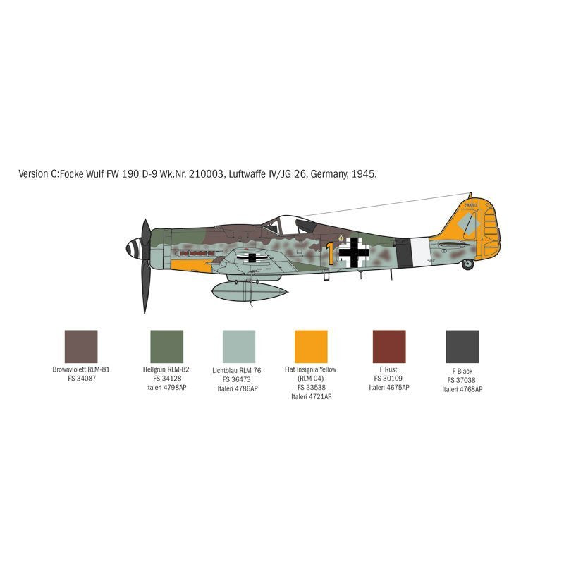Italeri 1/72 Fw 190d-9