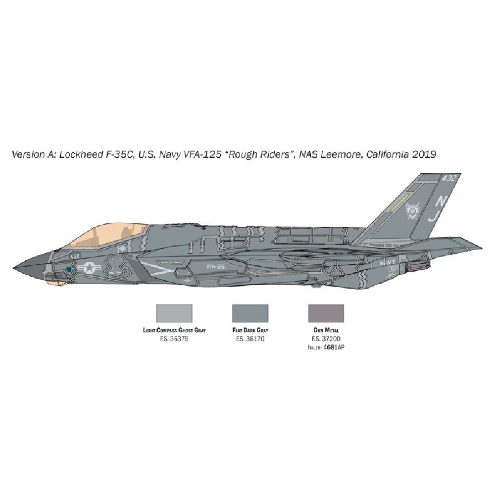 Italeri 1/72 F-35c Lightning Ii