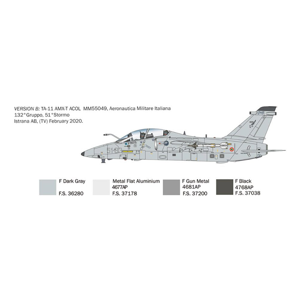 Italeri 1/72 Amx-t Twin Seater