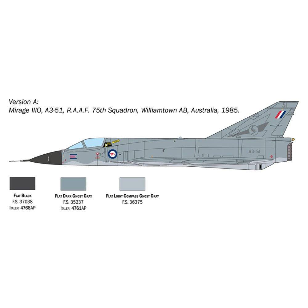 Italeri 1/48 Mirage Iii E