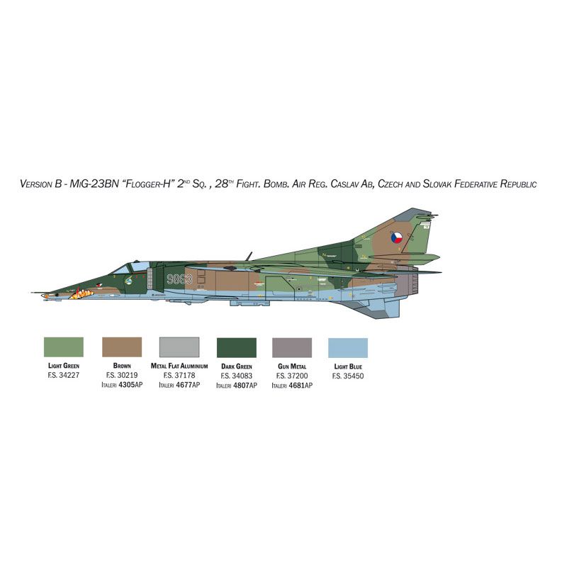 Italeri 1/48 Mig-27/mig-23bn Flogger