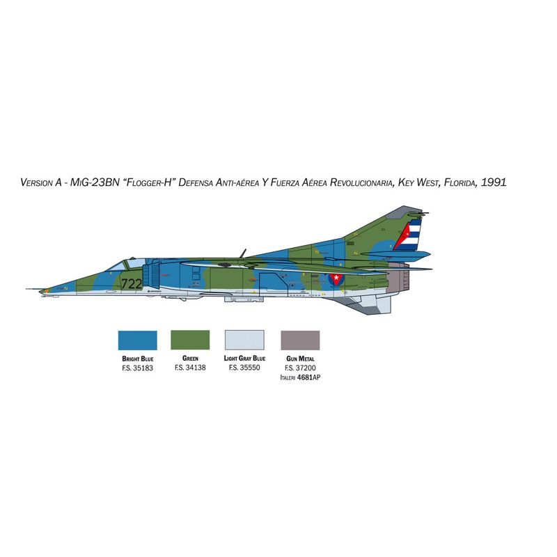 Italeri 1/48 Mig-27/mig-23bn Flogger