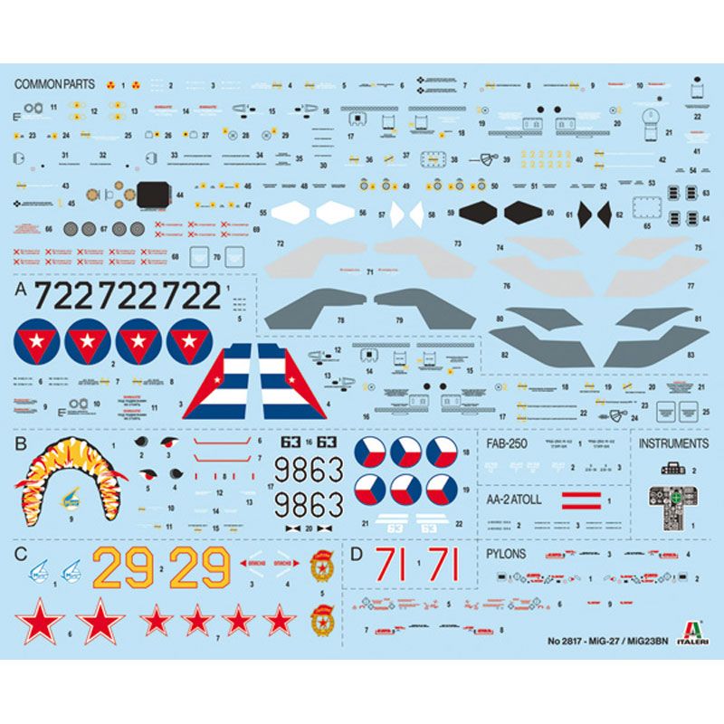 Italeri 1/48 Mig-27/mig-23bn Flogger