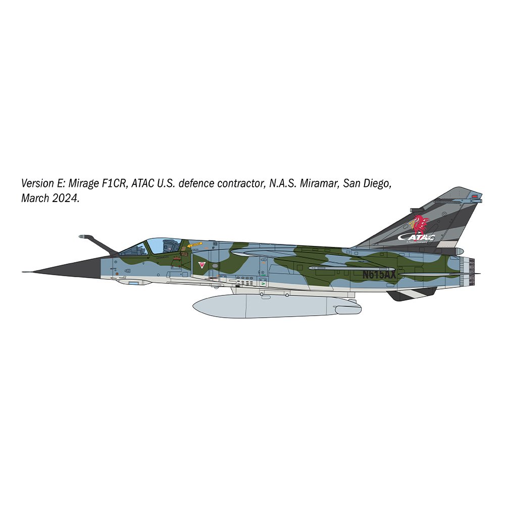 Italeri Mirage F1 C/CR