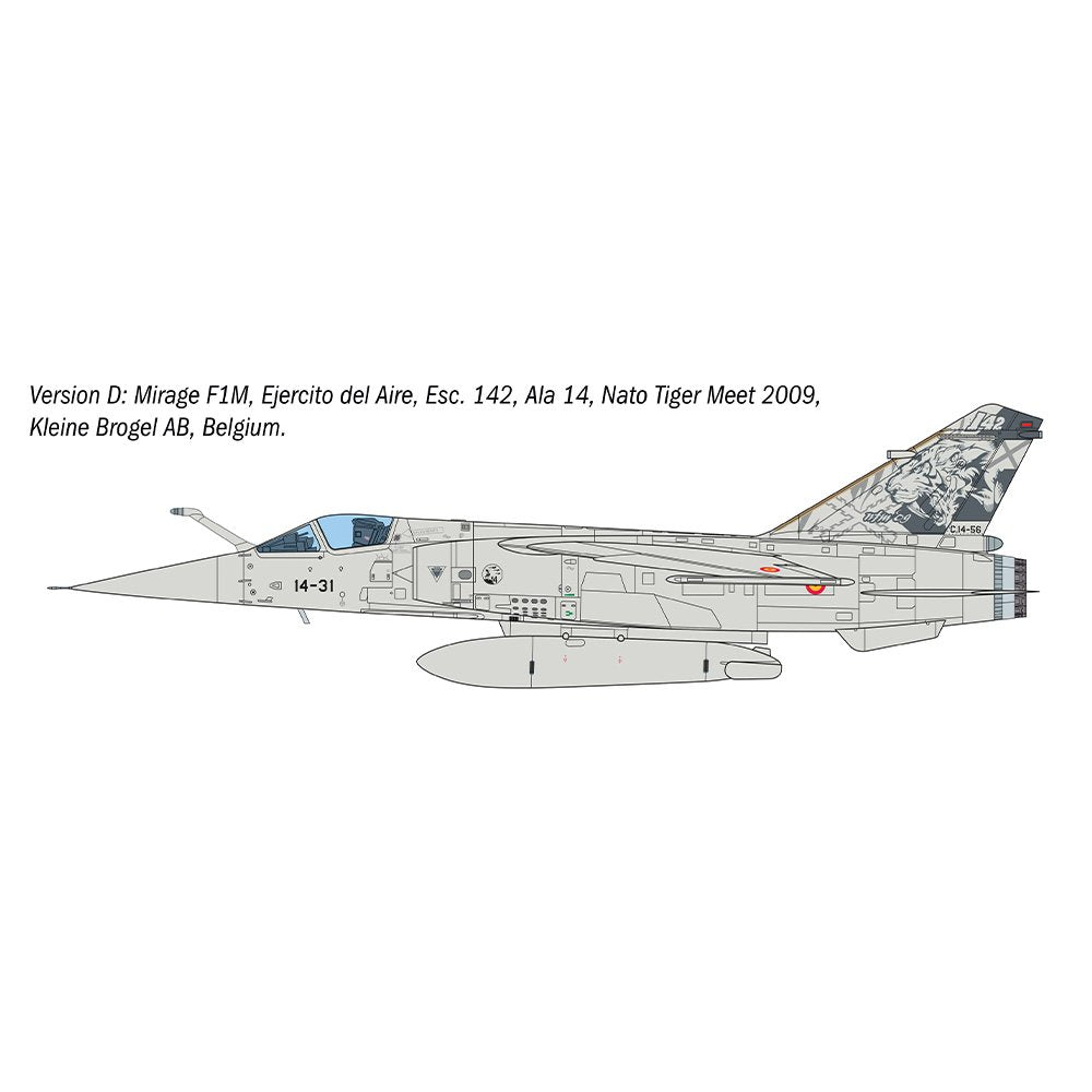 Italeri Mirage F1 C/CR