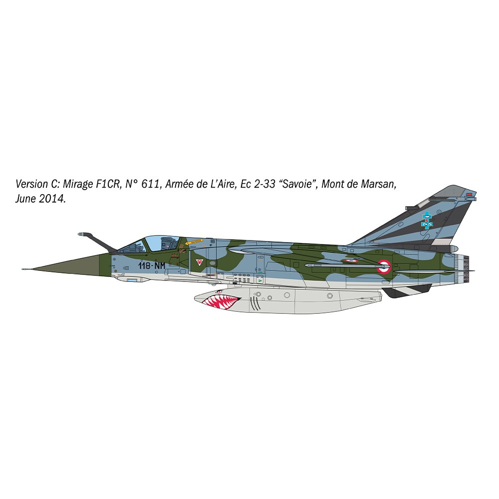 Italeri Mirage F1 C/CR