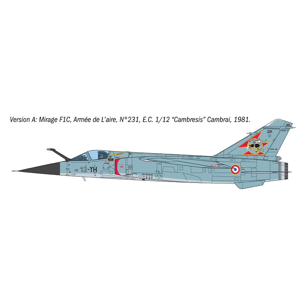 Italeri Mirage F1 C/CR