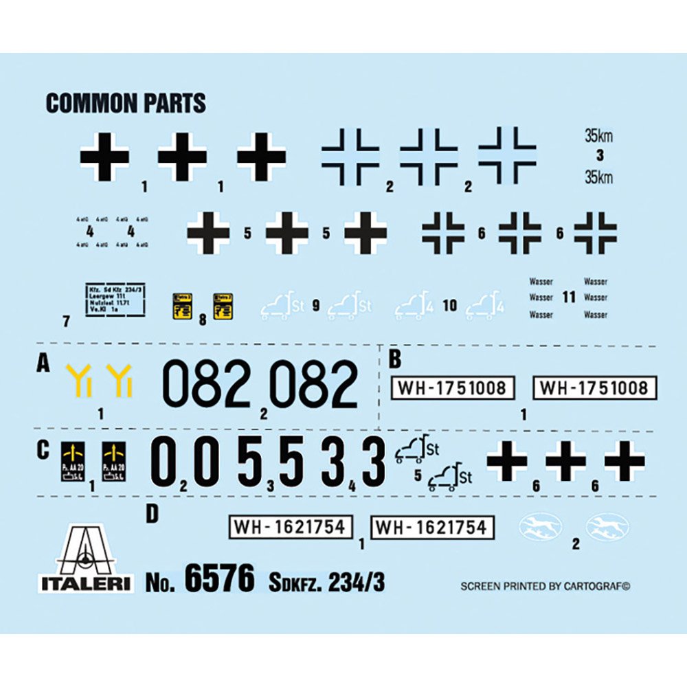 Italeri 1/35 Sd.kfz. 234/3 Sw. Panzerspähwagen
