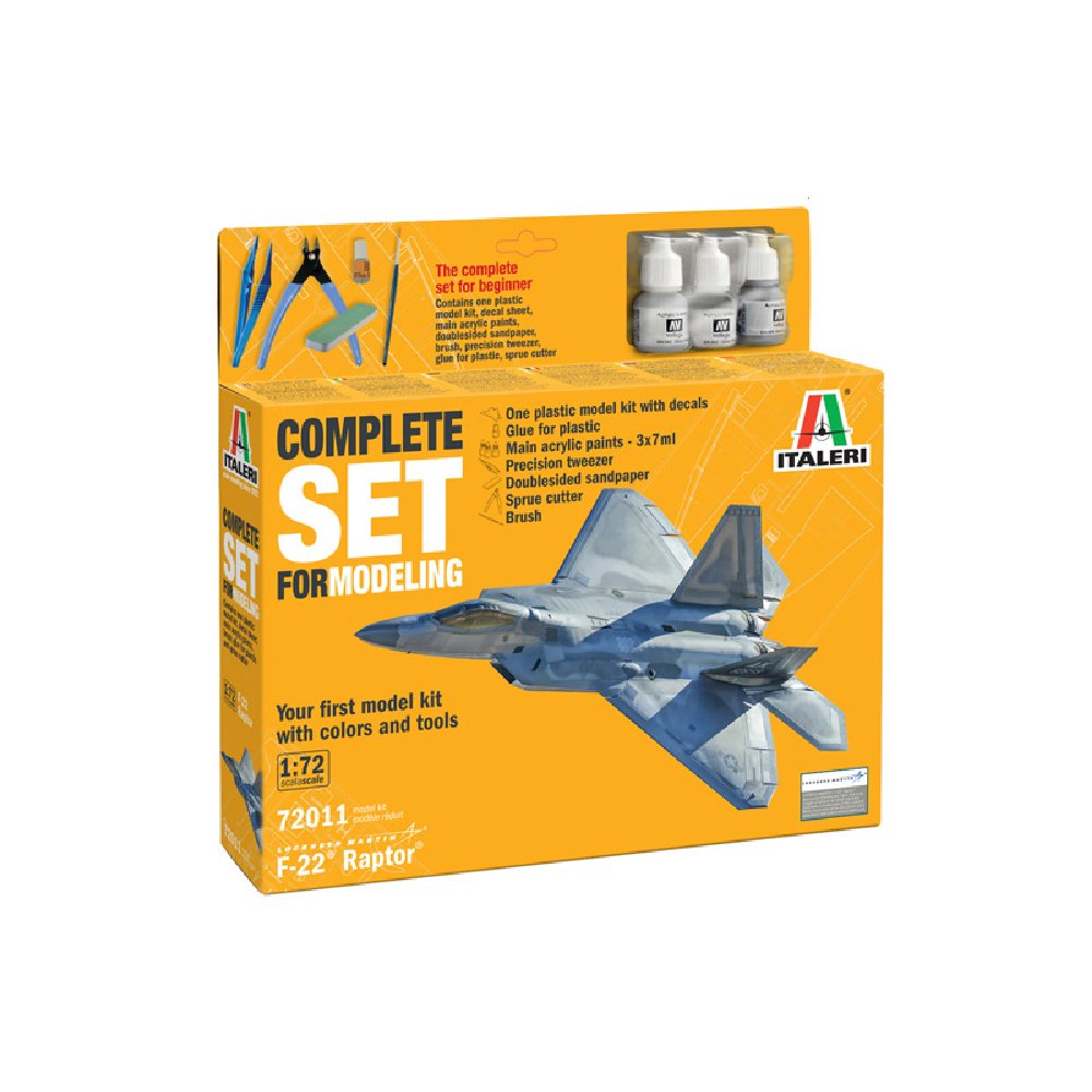 Italeri 1/72 F-22 Raptor Complete Set