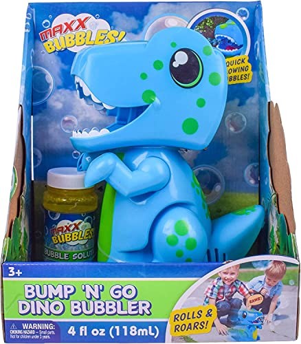 Maxx Bubbles Bump 'n' Go Dino Bubbler