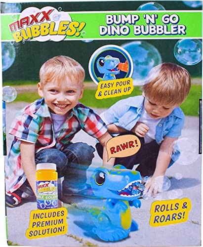 Maxx Bubbles Bump 'n' Go Dino Bubbler