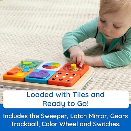 Fat Brain Toys PlayTab Essentials, Modular Sensory Activity Board